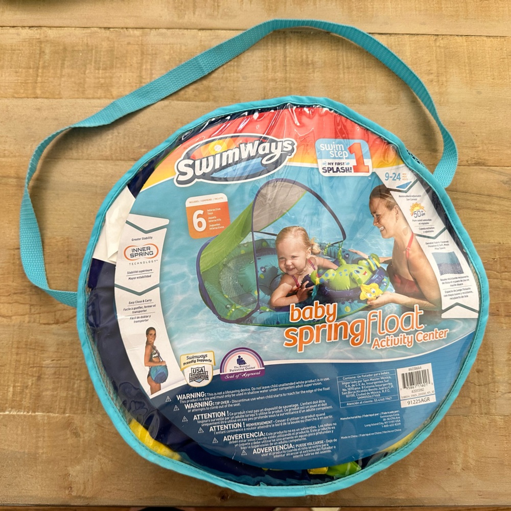 SwimWays baby spring float activity center my first splash